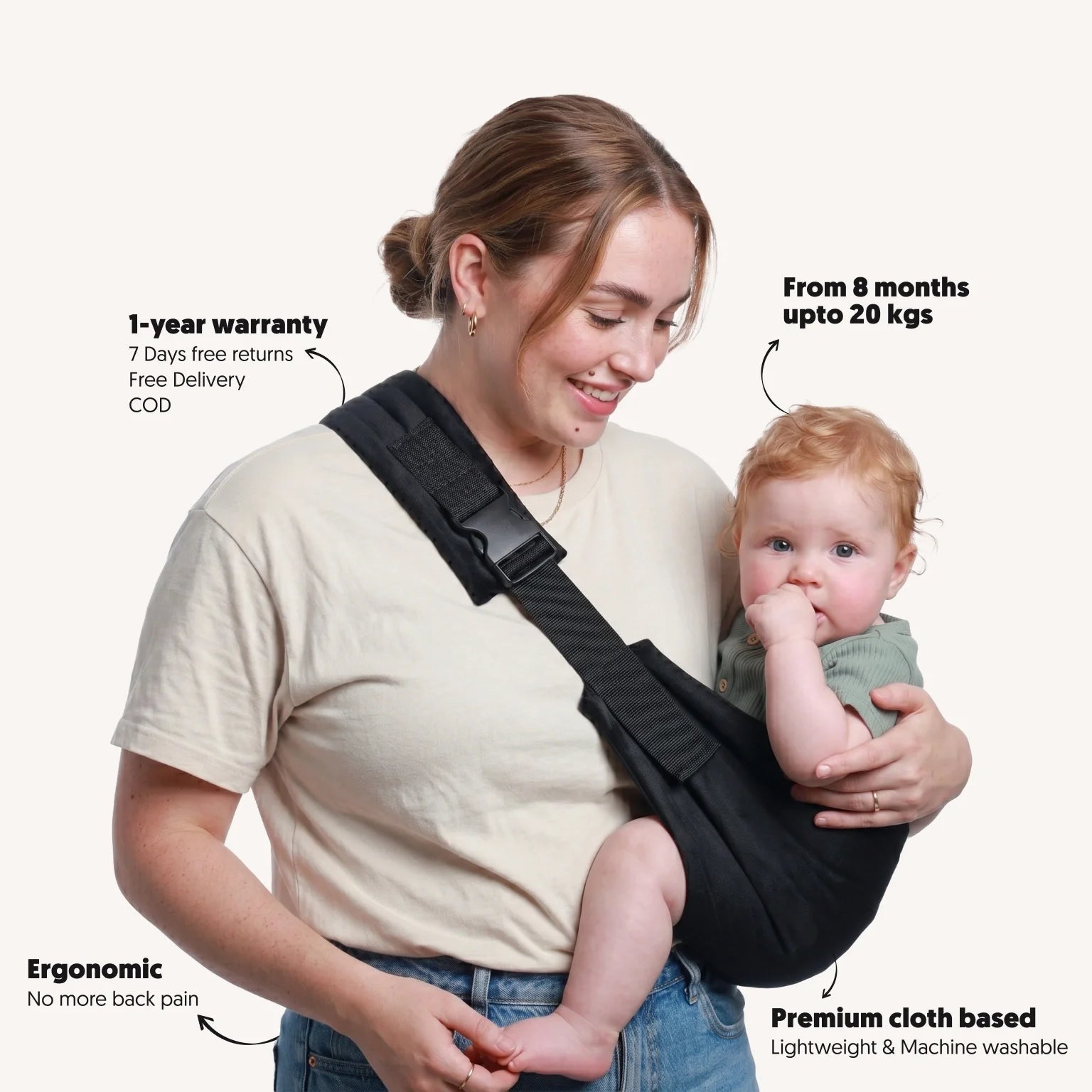 Jet Black Side Carrier